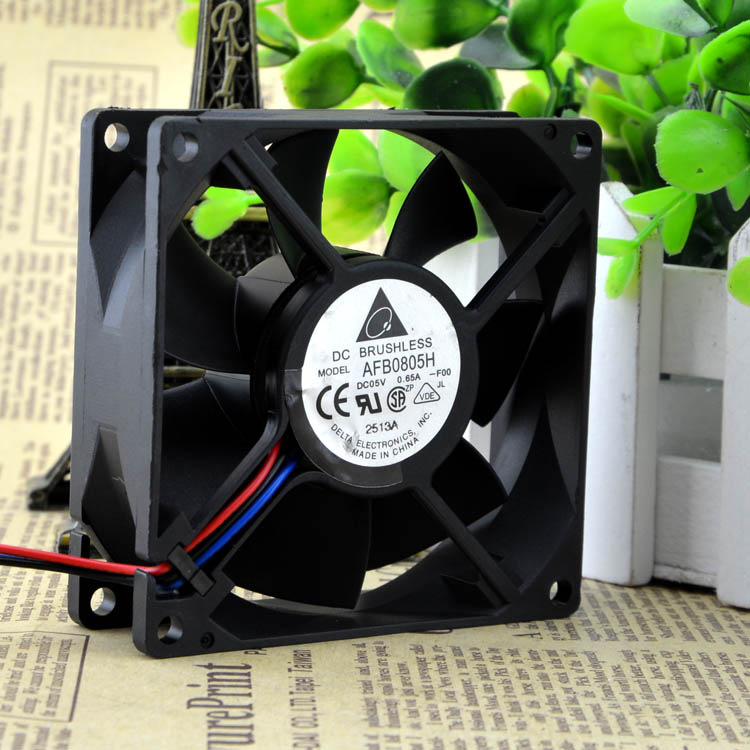 Original DELTA AFB0805H Cooling Fan 5V 0.65A 2.15W 3wires AFB0805H Fans